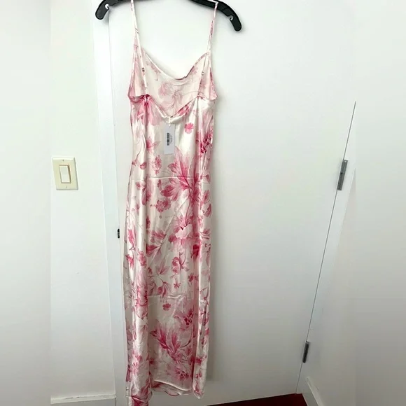 Reformation Parma floral silk dress in swoon NWT - Picture 4 of 8